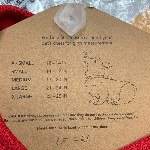 SANTAS HELPER RAE DUNN XS Dog sweatshirt - Picture 4 of 4